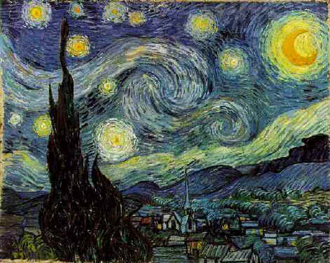 Click on Starry Night to enter our site.